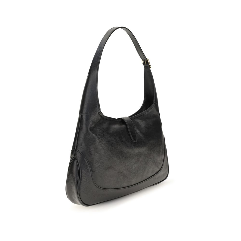 Black calf leather bos taurus shoulder bag-null