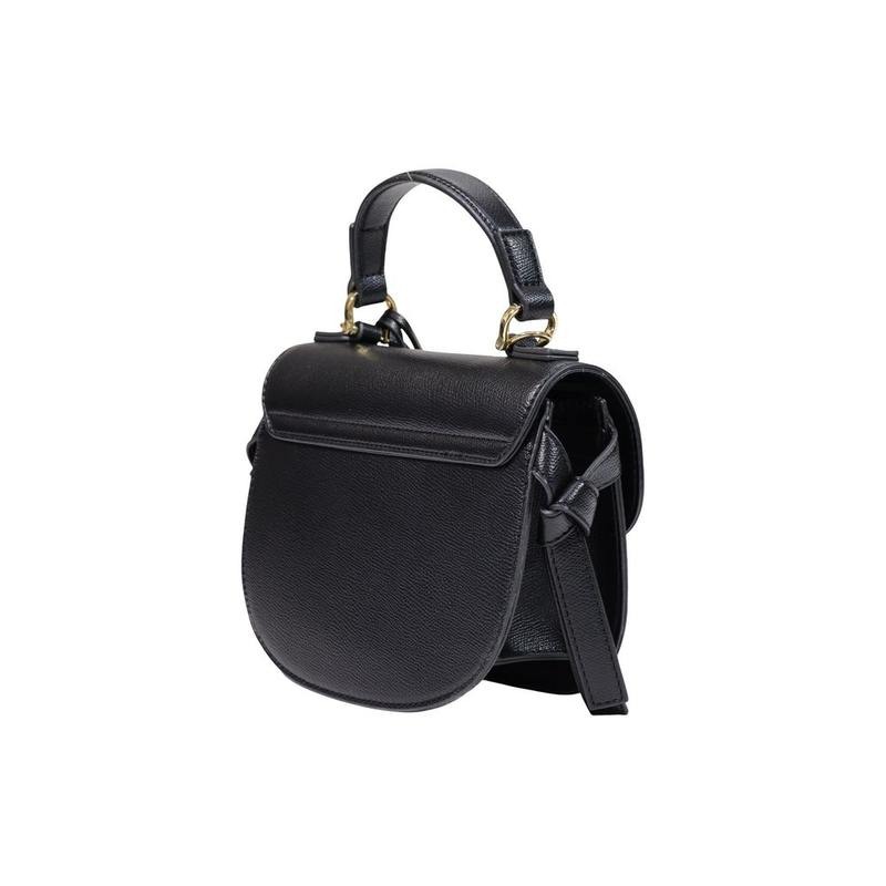 Black polyethylene handbag-null