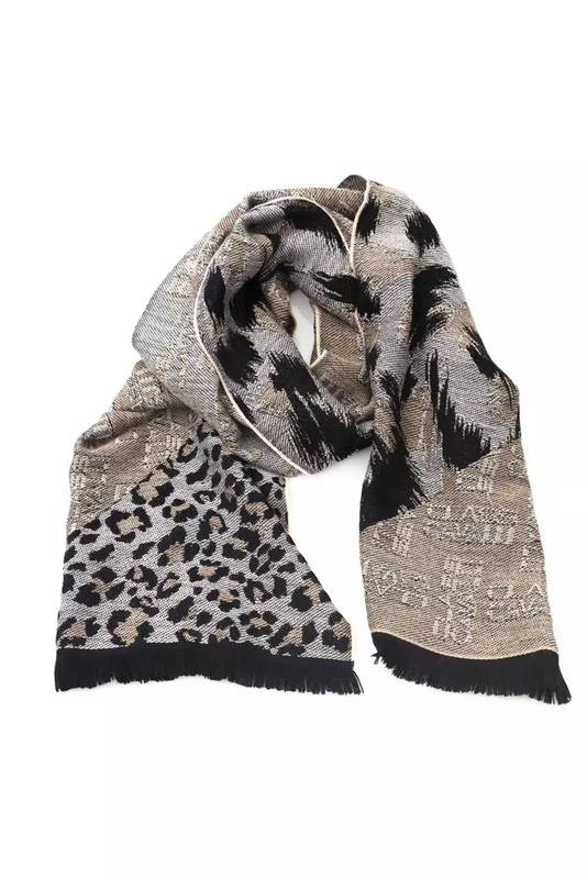 Beige wool men scarf-null