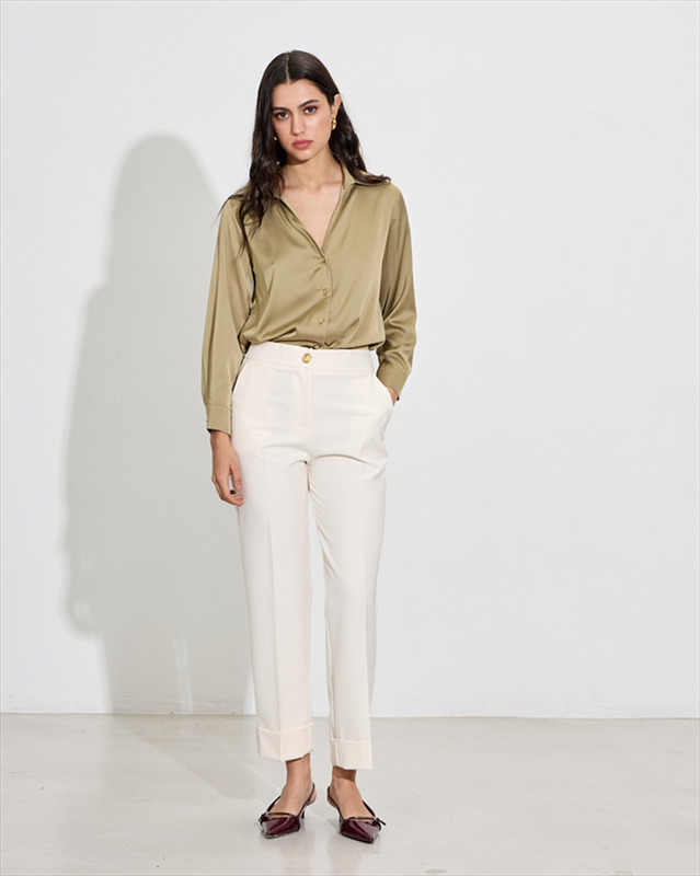 Trouser turn up hem image number null