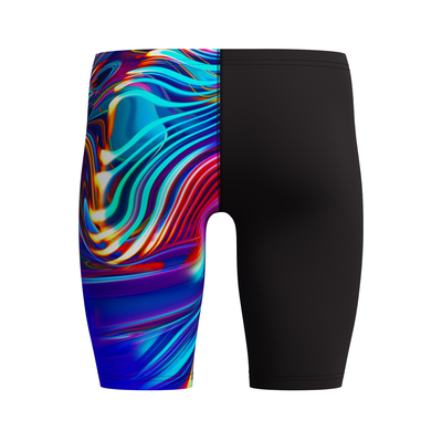 Speedo boy's enginer printed jammer, Blue, medium