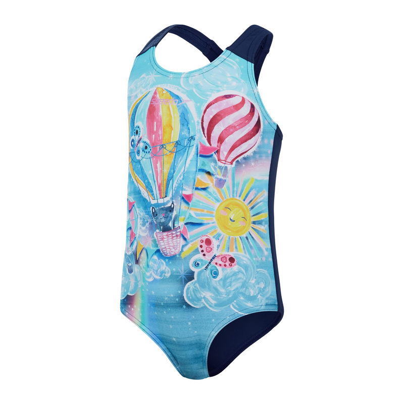 Speedo infant girls digital placement swimsuit (07970-h098)-null