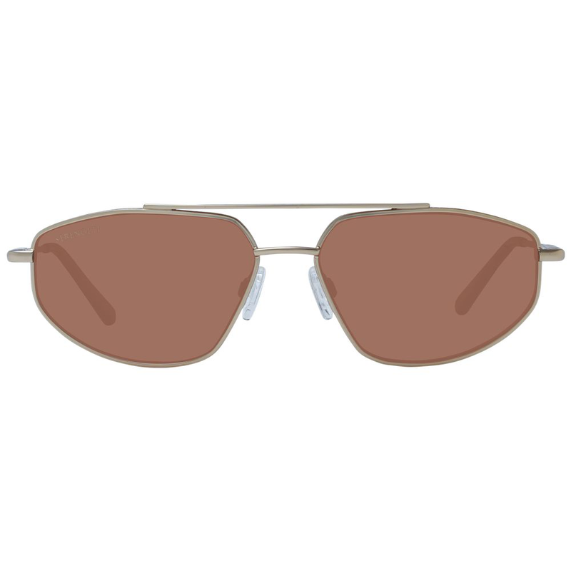 Gold metal sunglasses-null
