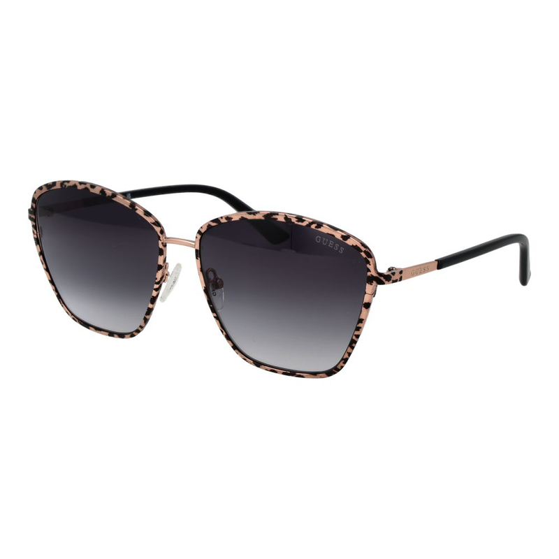 Rose gold metal sunglasses-null