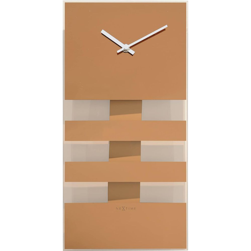 Gold glass dress watch-null