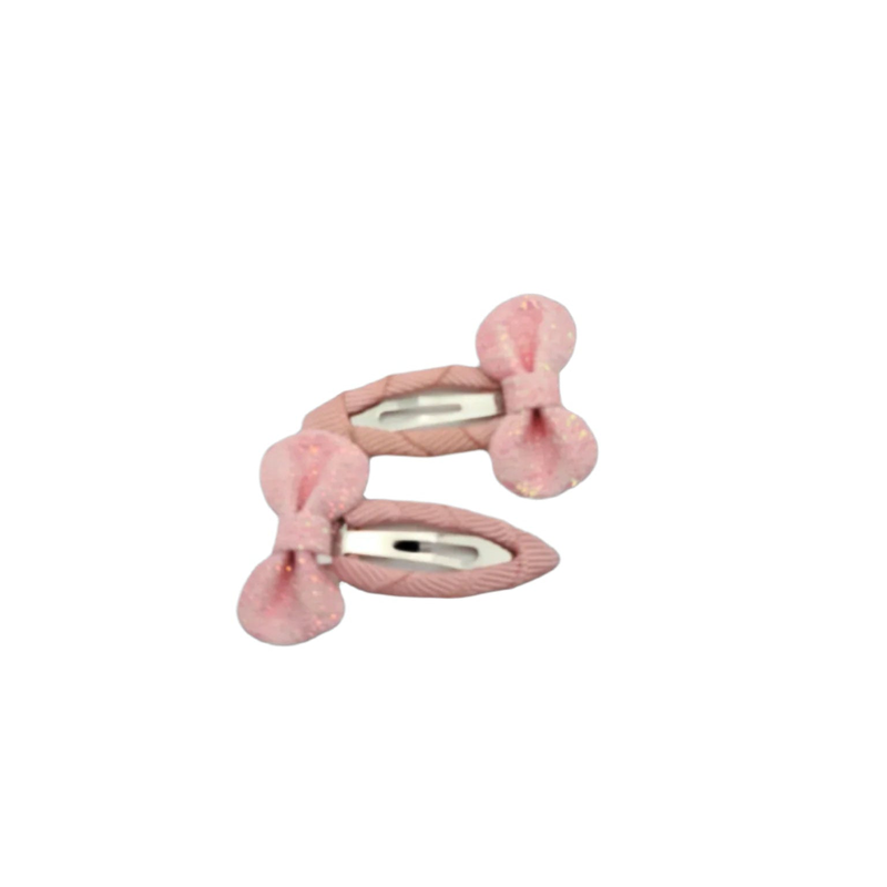 Migant children plush bow hair clips-null