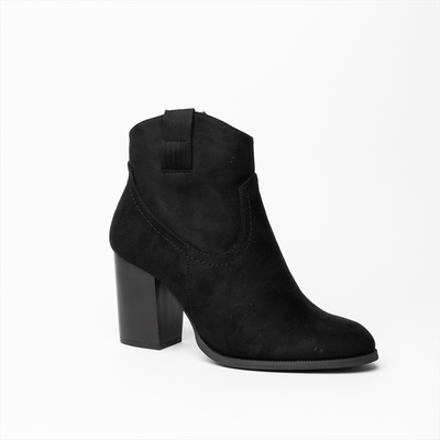Miss belgini slip - on ankle boots, Black, medium