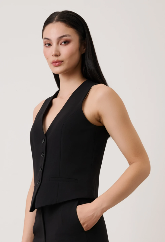 Classic-fit vest by desiree - xl , black-null