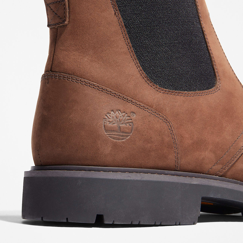 Stormbucks chelsea boot for men in dark brown-null