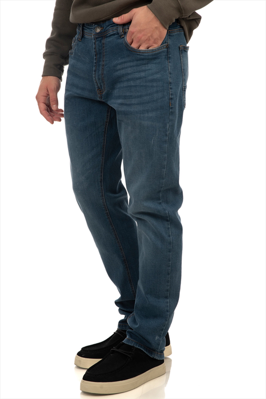 Rebase basic regural fit light faded jeans-null