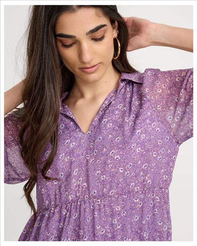 Dress boho floral print-null