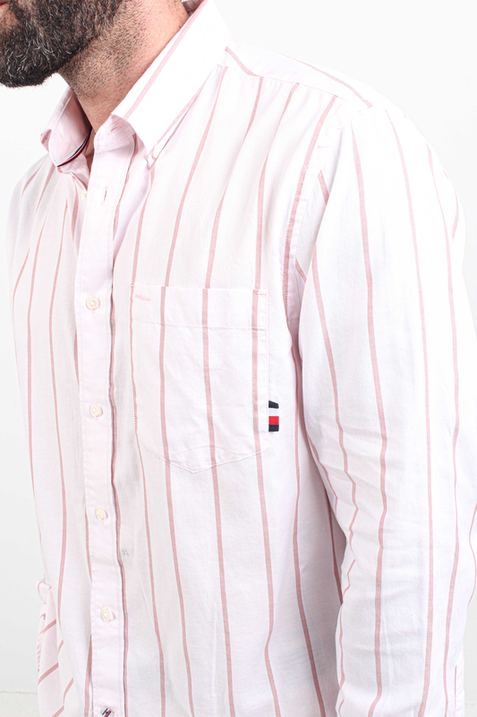 Oxford stripe rf shirt - tommy hilfiger-null