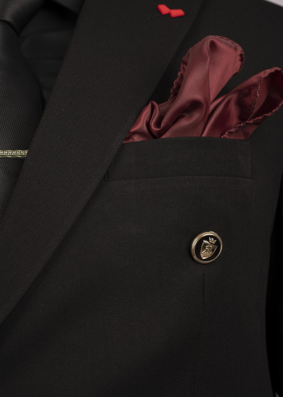 Dzine crossbody 2piece slim fit suit image number null