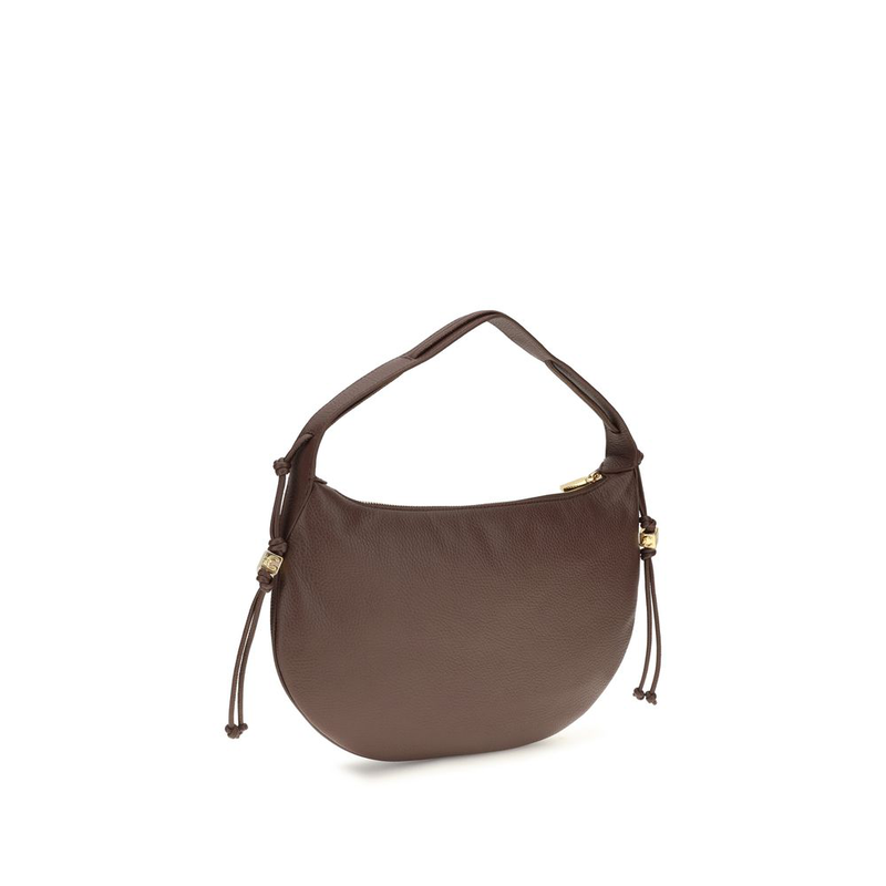 Brown calf leather bos taurus shoulder bag-null