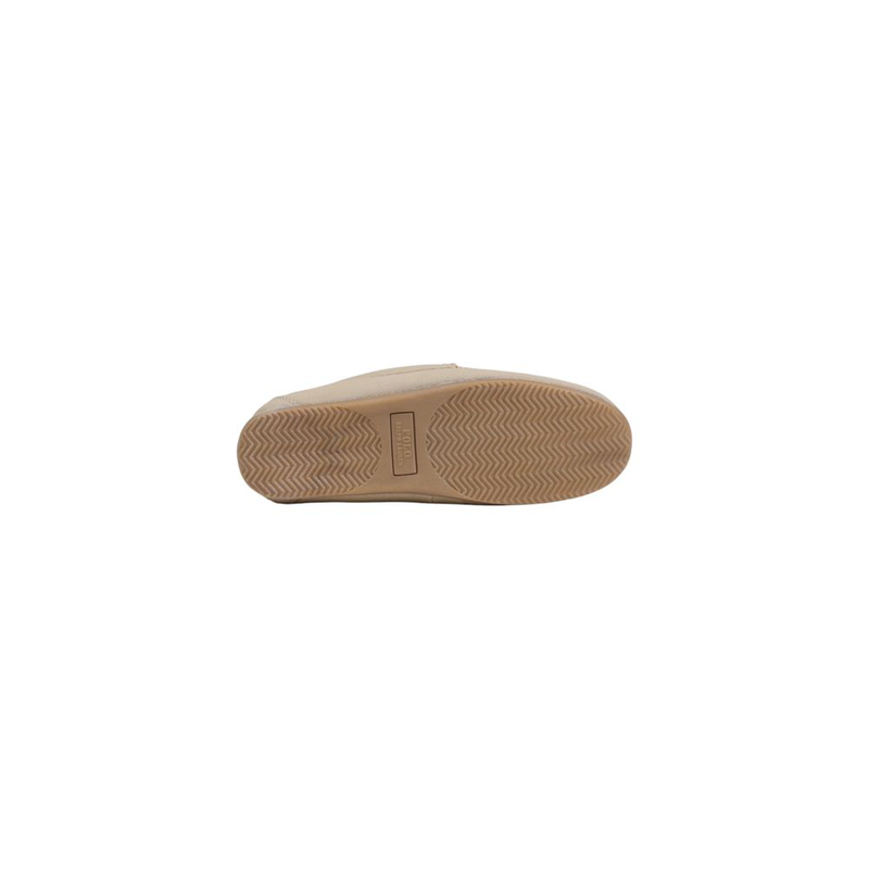 Beige textile slippers-null