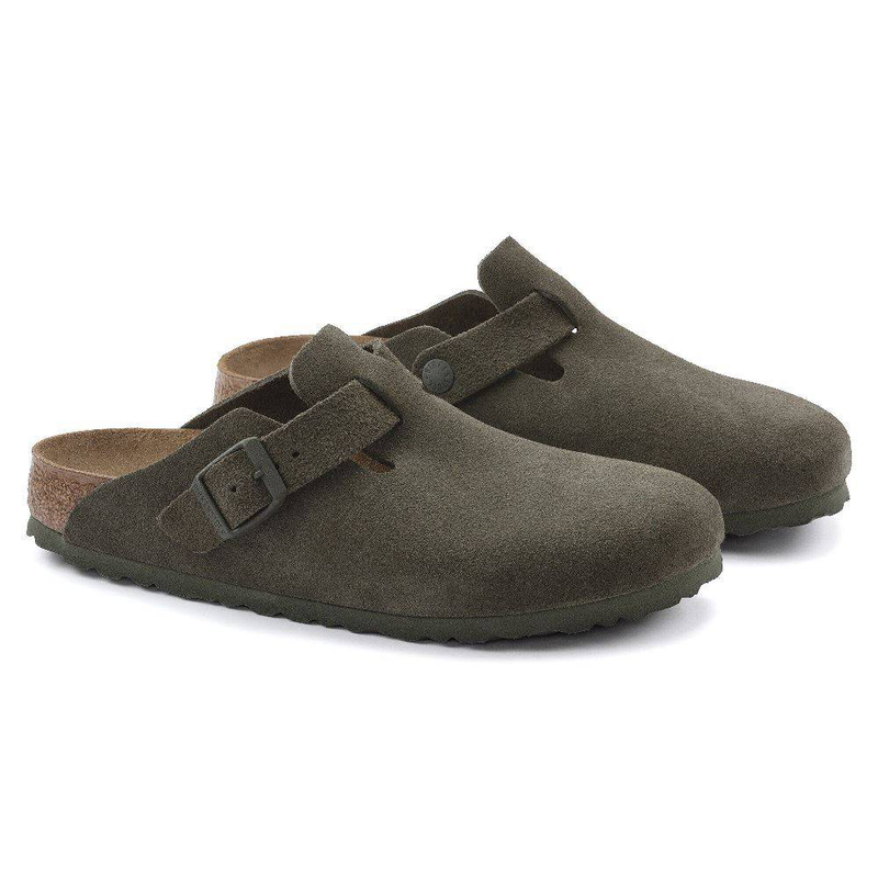 Birkenstock boston suede leather narrow-null