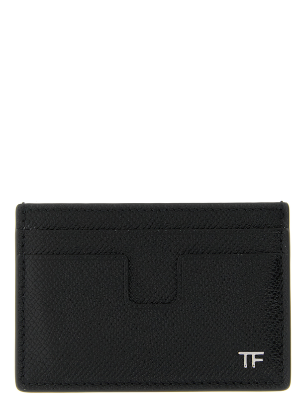 Black calfskin cardholder-null
