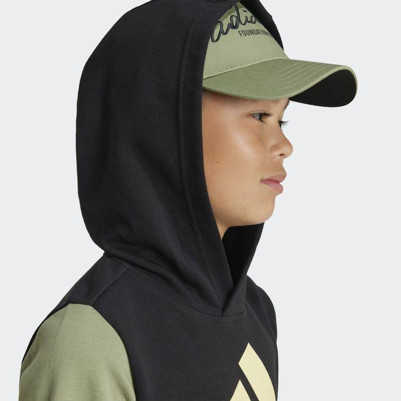 Junior big logo color block hoodie-null
