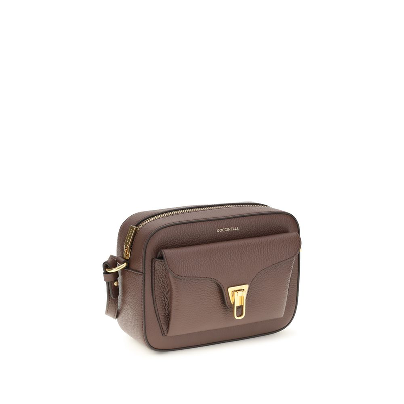 Brown calf leather bos taurus shoulder bag-null