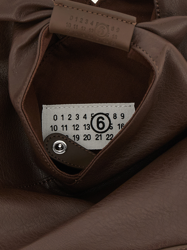 Brown polyethylene crossbody bag-null