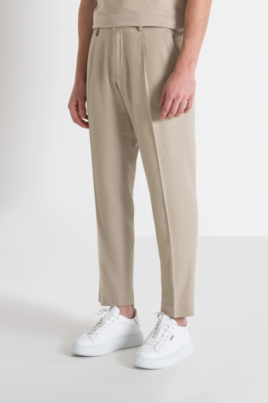 Product image: Trousers gustaf carrot fit linen-null