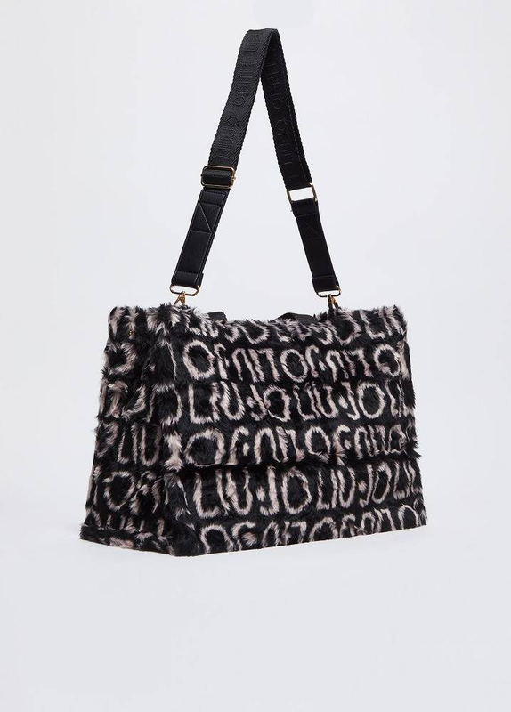 Product image: Liu Jo faux fur soft shopping bag aop-null