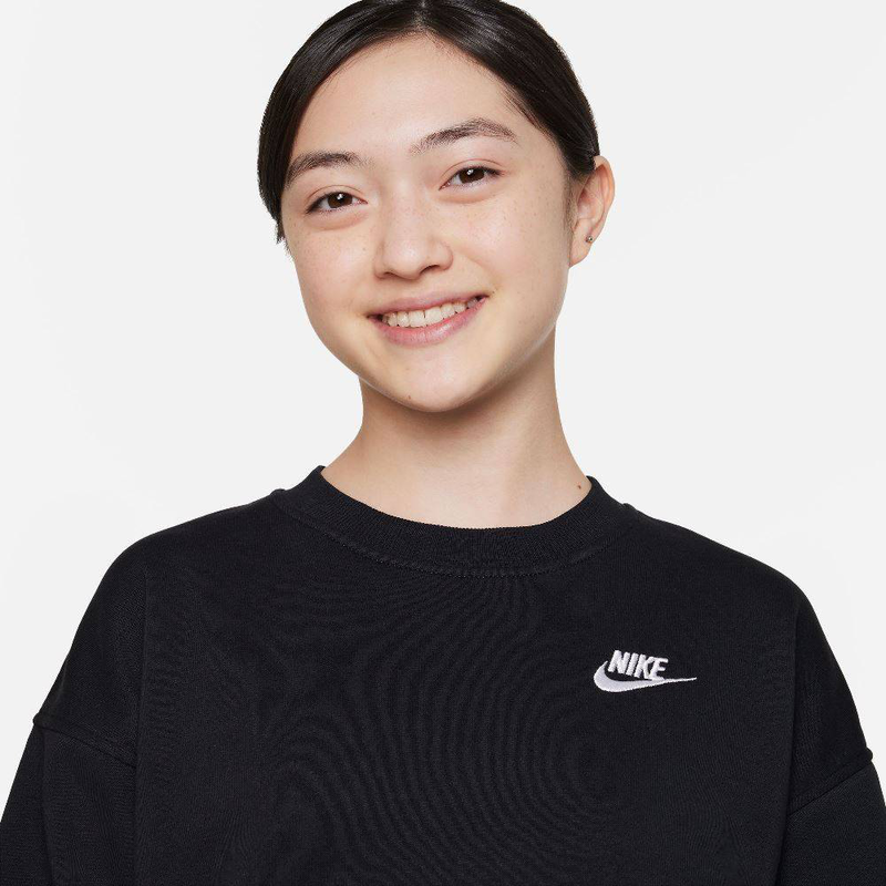 Product image: Nike sportswear girls club fleece oversized crew-null