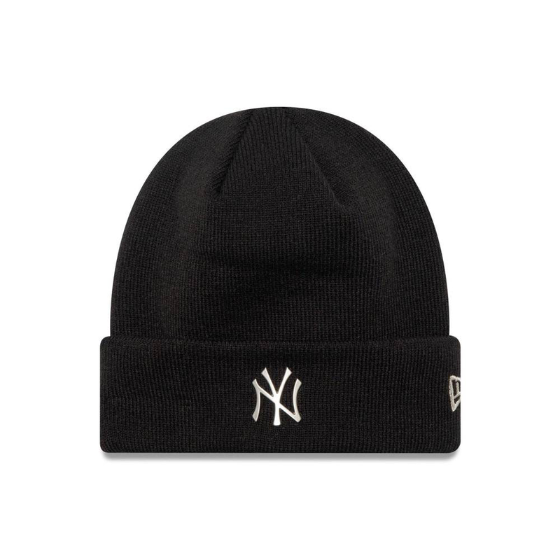 New era metallic cuff beanie new york yankees-null