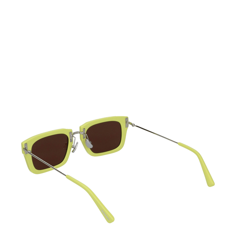 Yellow acetate sunglasses-null