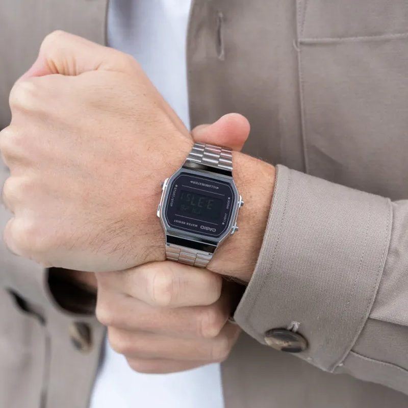 Casio vintage a168wem-1ef retro mirror watch-null