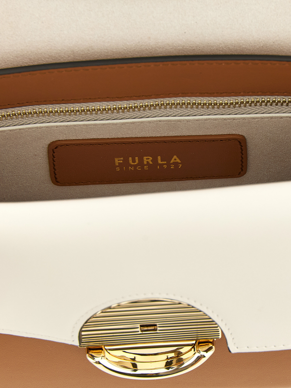Multicolor lamb leather crossbody bag-null