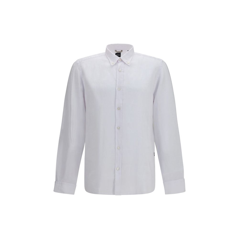 White linen dress shirt-null