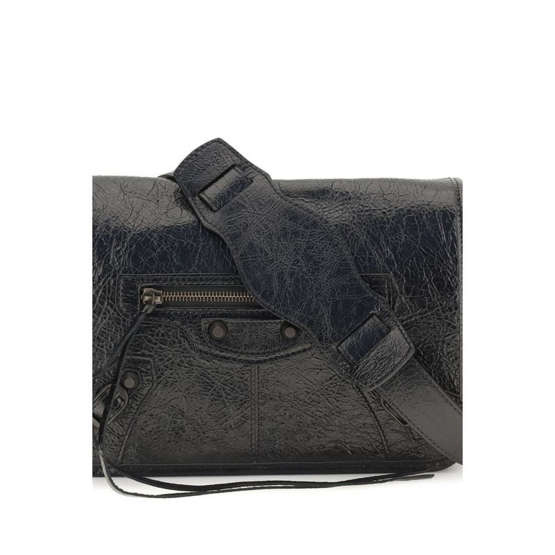 Black lamb ovis aries aries shoulder bag-null