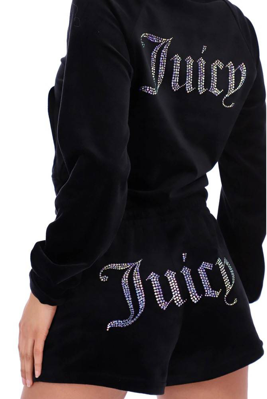 Product image: Juicy Couture tamia velour diamante track shorts-null