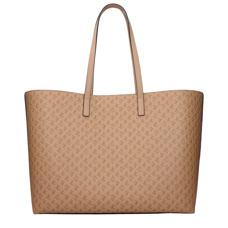 Brown leather shoulder bag-null