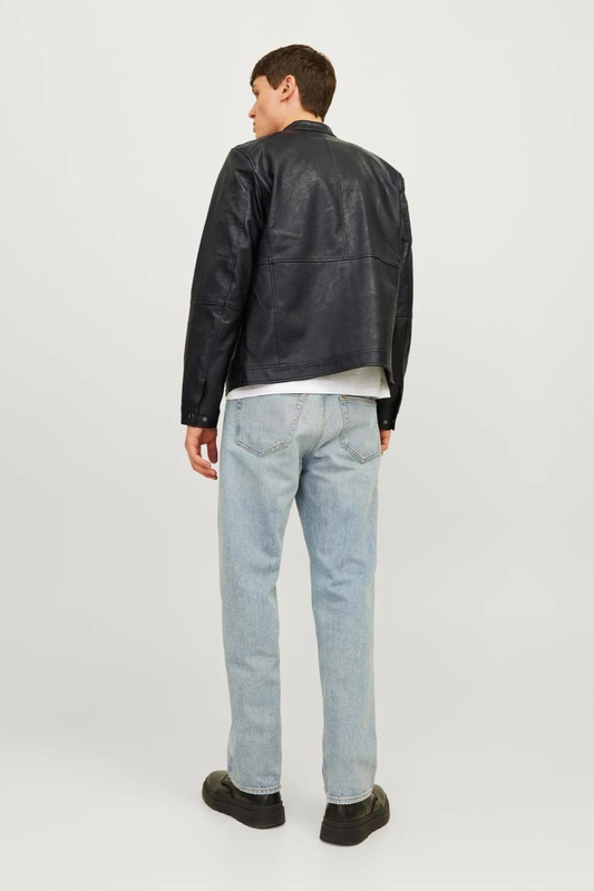 Jack & jones dylan faux leather jacket image number null