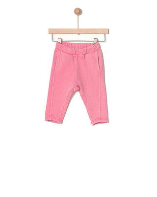 Παντελονι μουλινε modal rose vintage wash rose