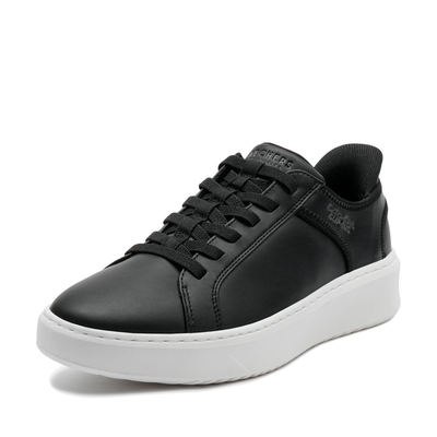 183177 blk skechers men shoes, Black, medium