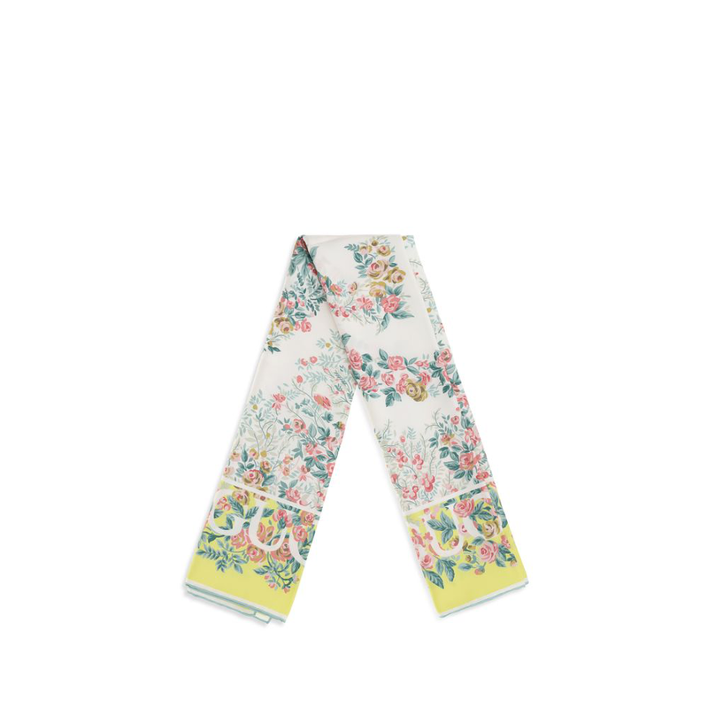 Multicolor silk scarf-null