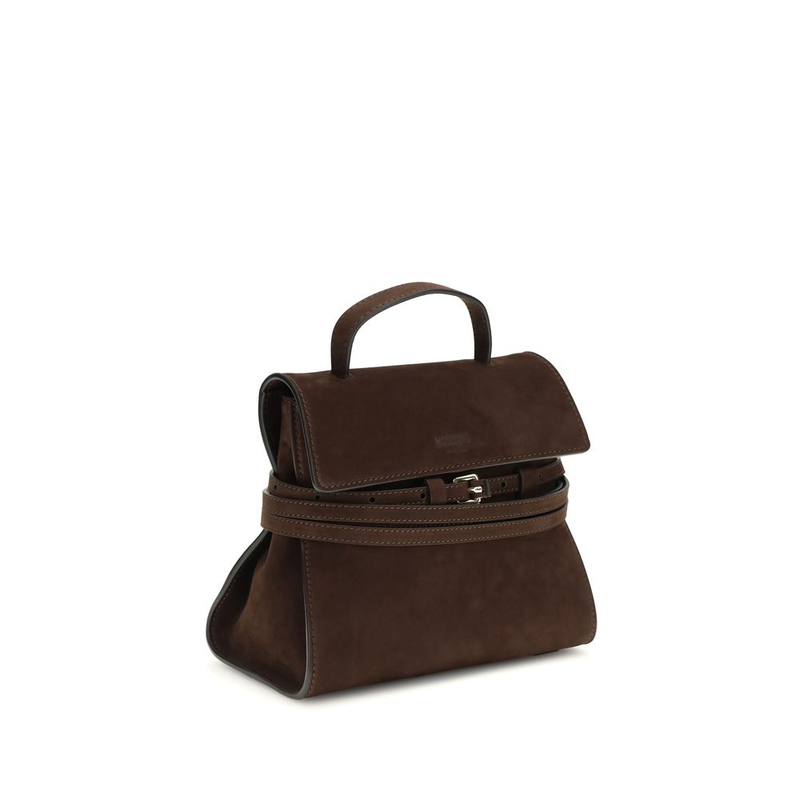Brown calf leather bos taurus handbag-null