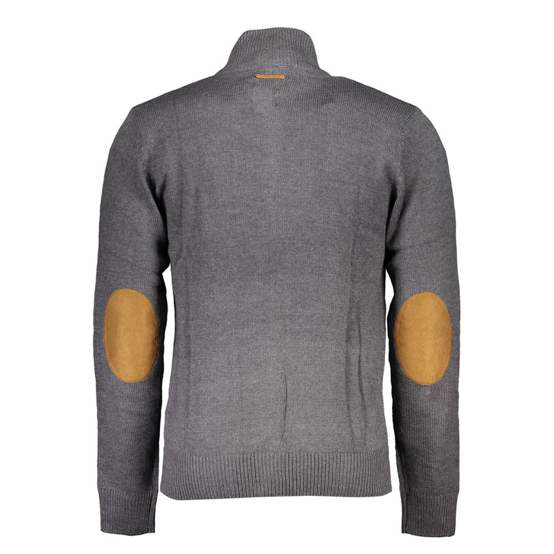 Grigio cotton men cardigan-null