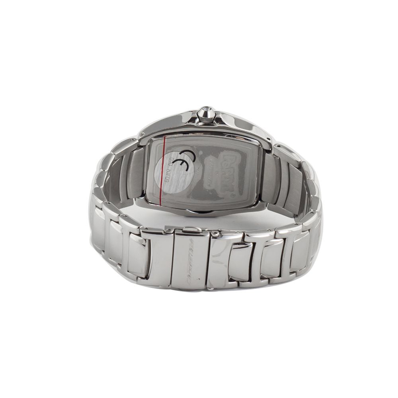 Silver stainless steel dress watch-null