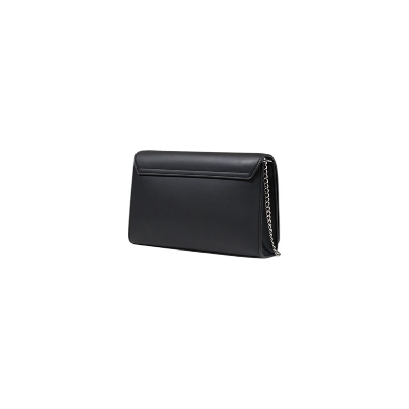 Black polyethylene handbag-null