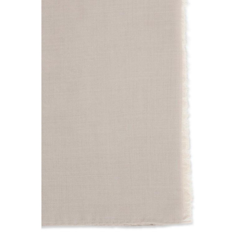 Beige silk scarf-null