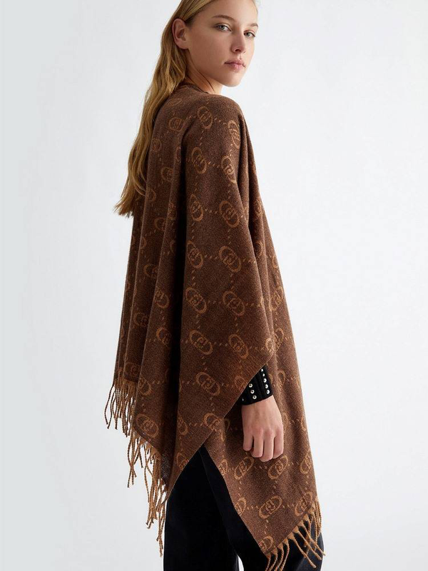 Liu Jo jacquard poncho-null