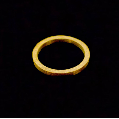 Ring 24ct pure gold 2mm band, , medium