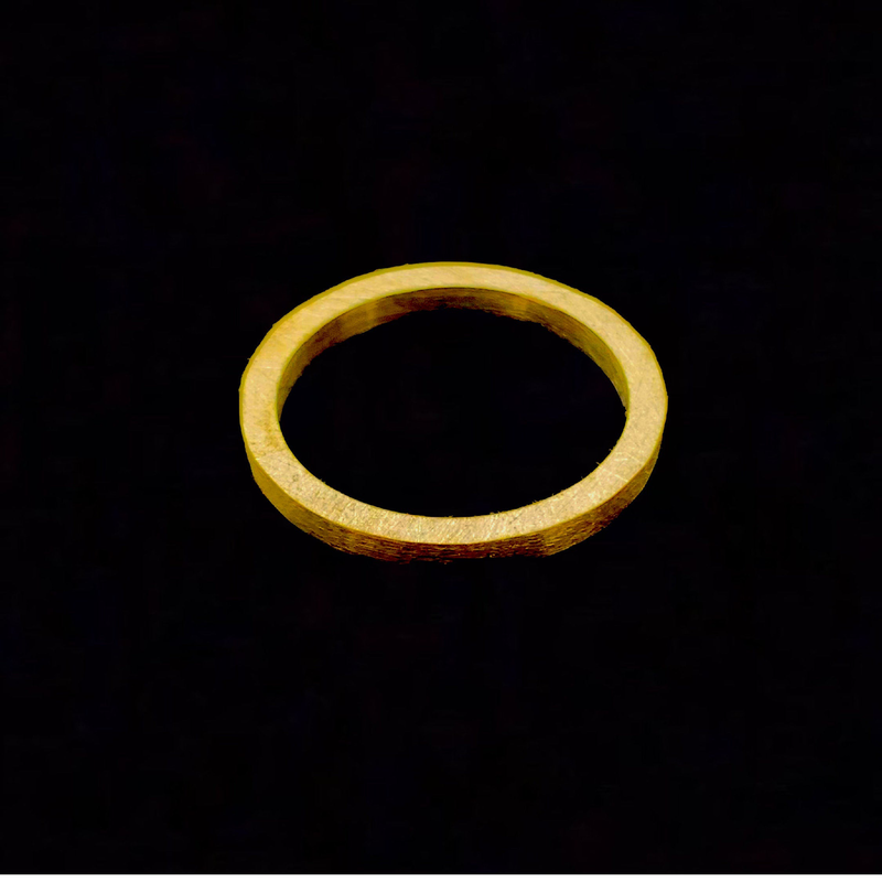 Ring 24ct pure gold 2mm band-null