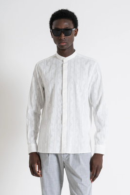 Shirt regular slim fit, White, medium