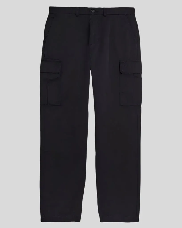 Cargo pocket trouser z865 jet black-null