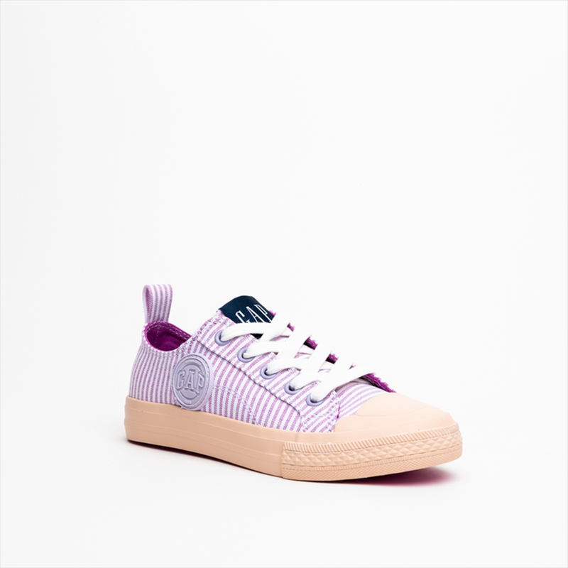 Gap textured striped girls sneakers image number null